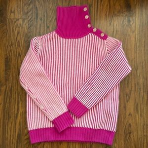 Summersalt two tone button sweater